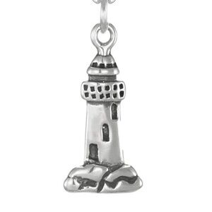 Charles Garnier Lighthouse Pendant Sterling Silver Necklace